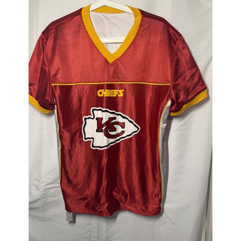 Vintage Y2K NFL Flag Kansas City Chiefs Jersey Adult M